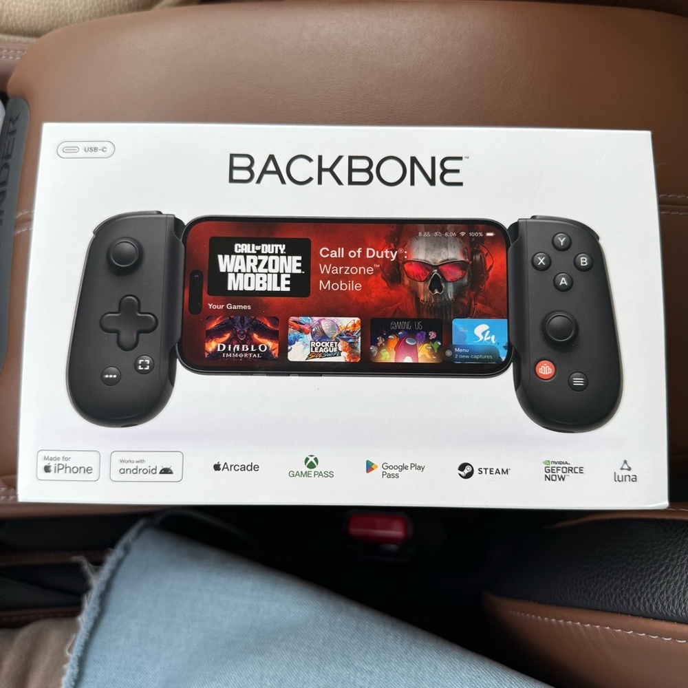 BACKBONE One Mobile Gaming Controller for Android and iPhone 15/16 NEW